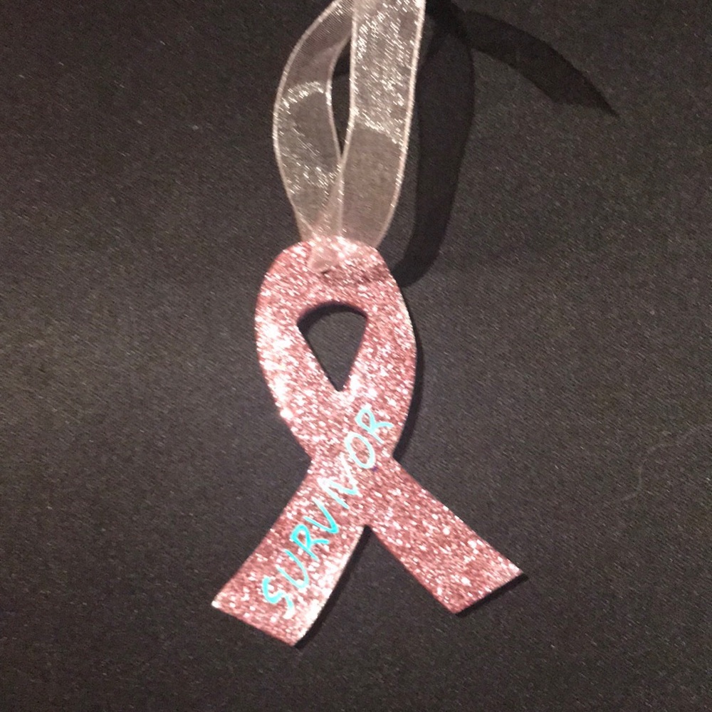 Handmade awareness ribbon key ring/ornament - Picture 1 of 3